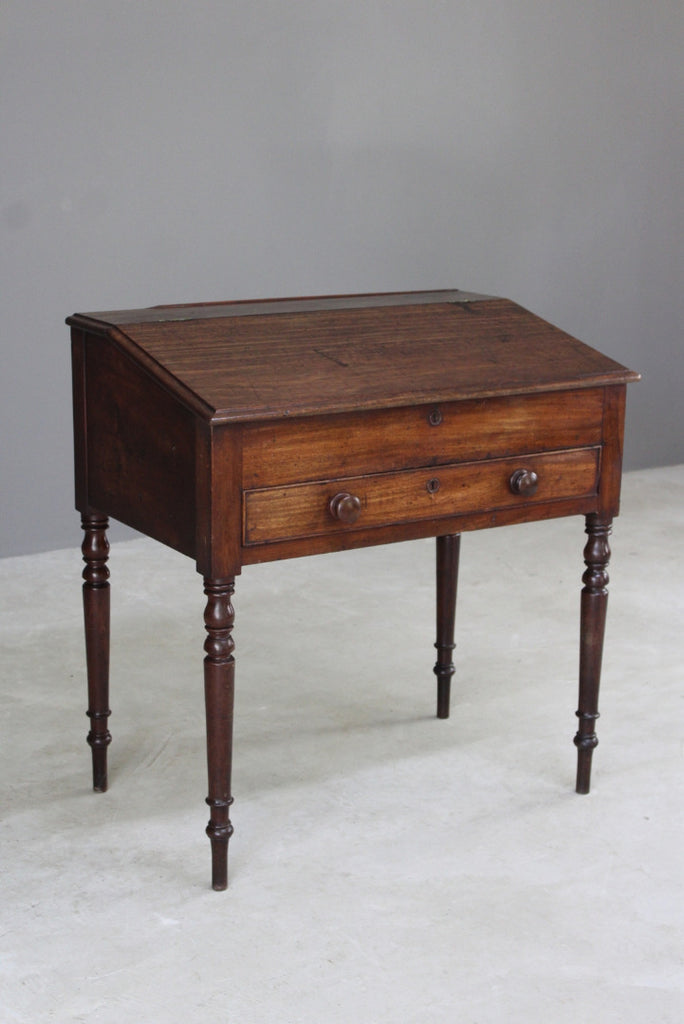 Antique Mahogany Clerks Desk - Kernow Furniture