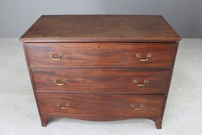 Georgian Mahogany Chest of Drawers - Kernow Furniture