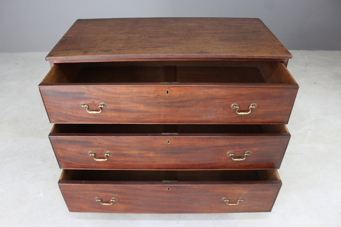 Georgian Mahogany Chest of Drawers - Kernow Furniture