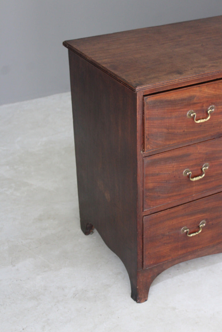 Georgian Mahogany Chest of Drawers - Kernow Furniture