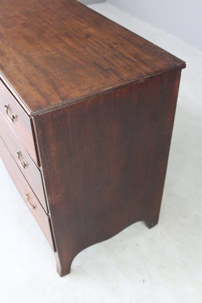 Georgian Mahogany Chest of Drawers - Kernow Furniture