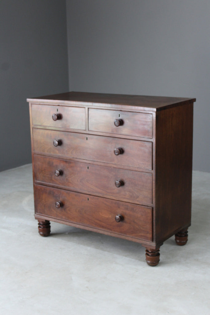 Victorian Mahogany Chest of Drawers - Kernow Furniture
