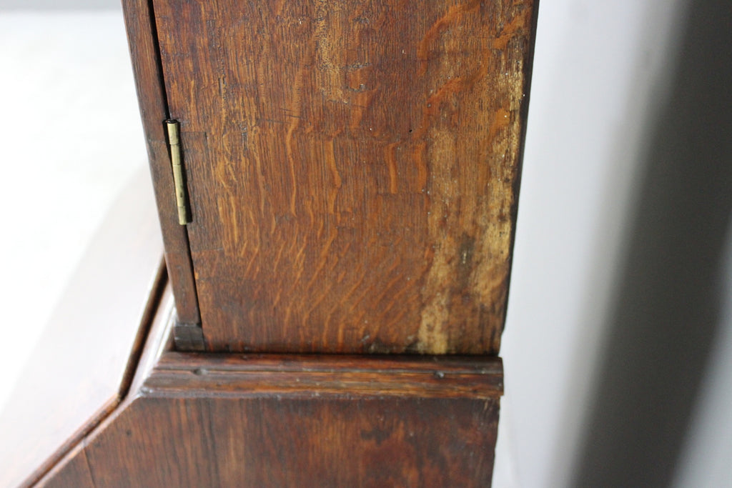Antique Oak Bureau Bookcase - Kernow Furniture
