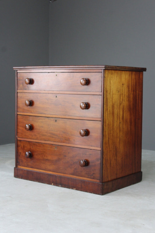 Victorian Straight Front Chest of Drawers - Kernow Furniture