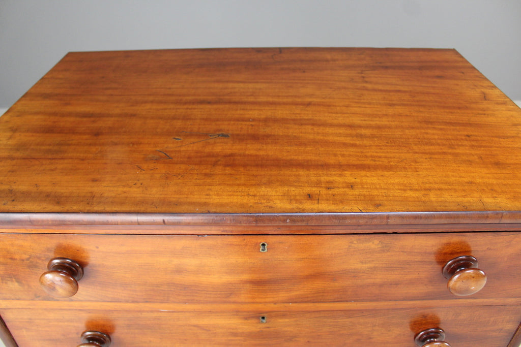 Victorian Straight Front Chest of Drawers - Kernow Furniture