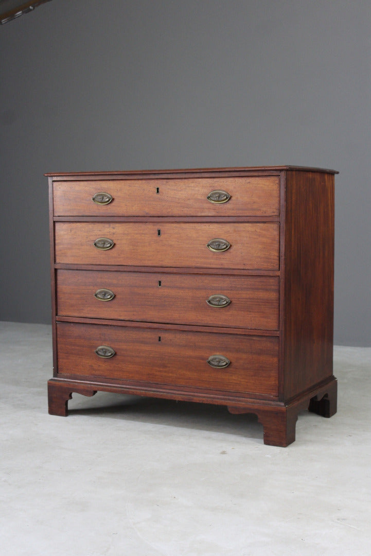 Georgian Mahogany Chest of Drawers - Kernow Furniture