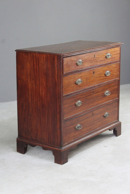 Georgian Mahogany Chest of Drawers - Kernow Furniture