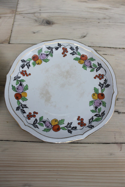 Hand Painted Fruit Sieve & Saucer - Kernow Furniture