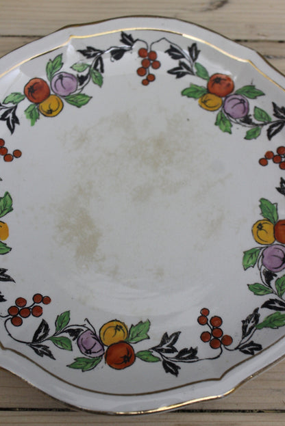 Hand Painted Fruit Sieve & Saucer - Kernow Furniture