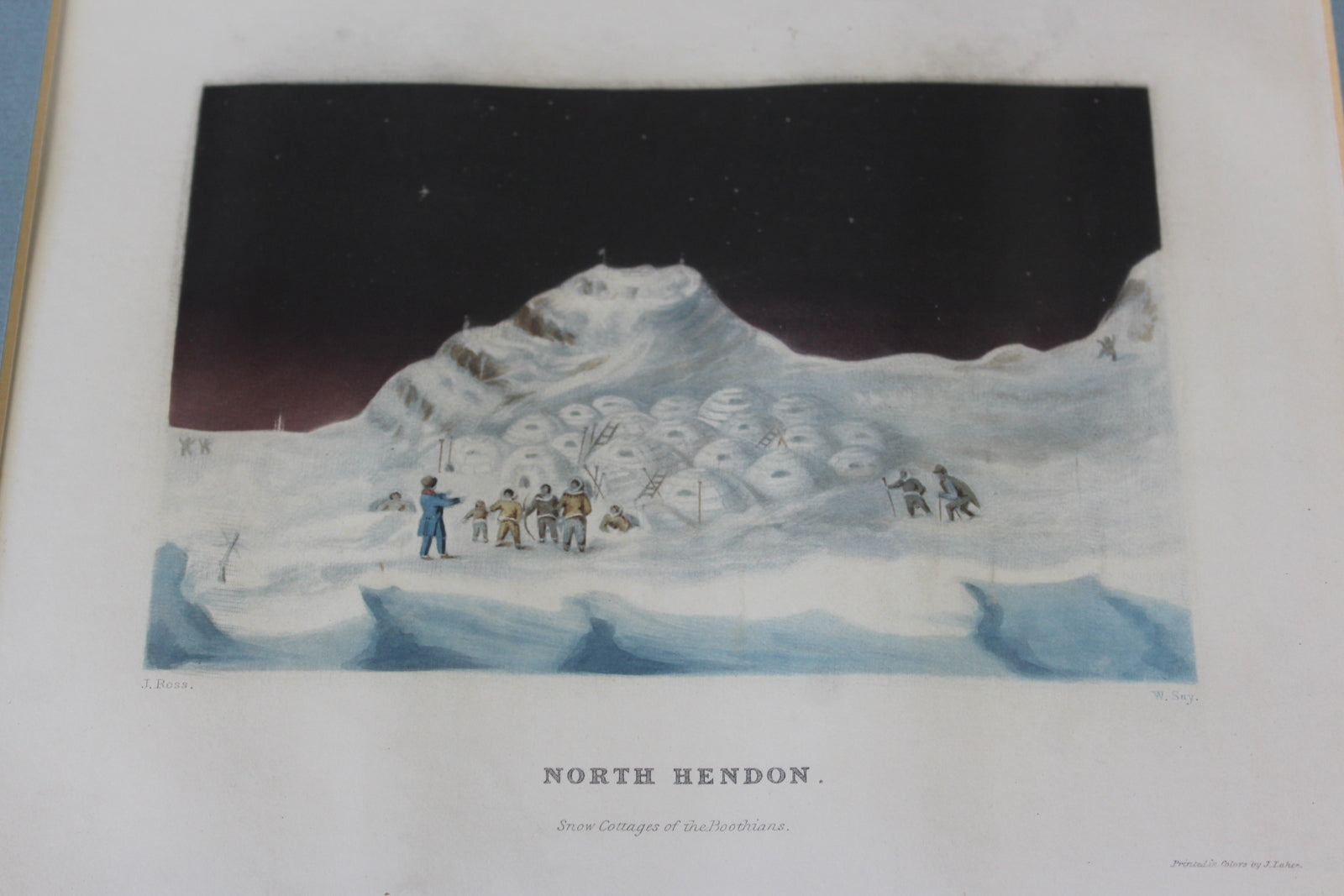 Antique Lithographs Arctic Exploration - Kernow Furniture