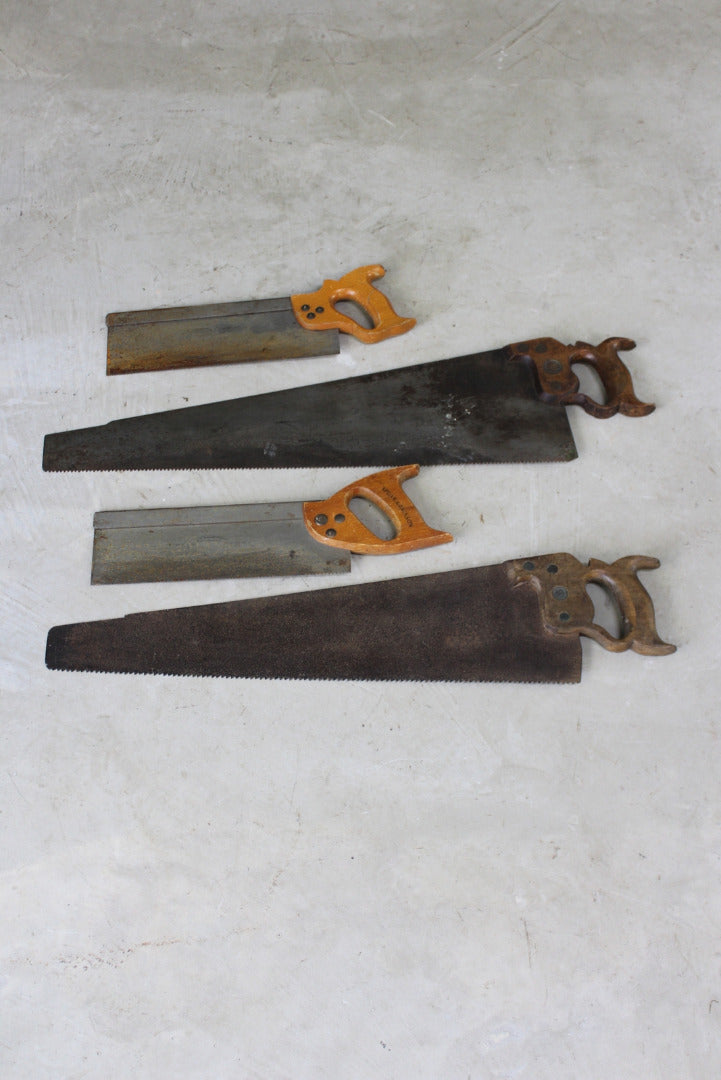 Collection of Vintage Saws - Kernow Furniture