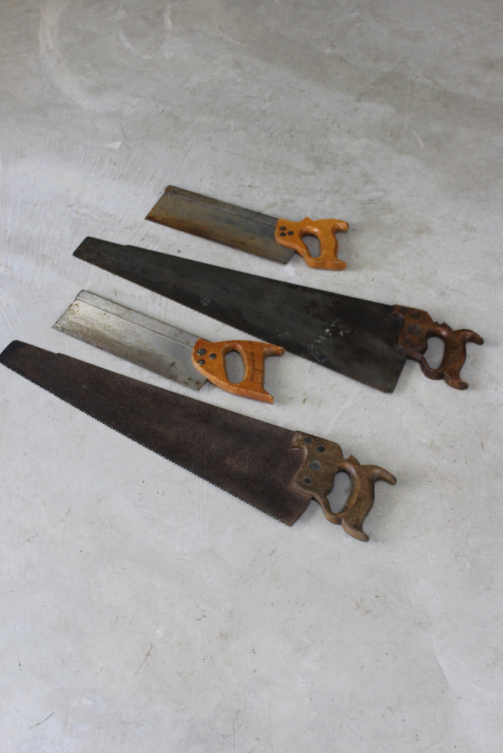 Collection of Vintage Saws - Kernow Furniture