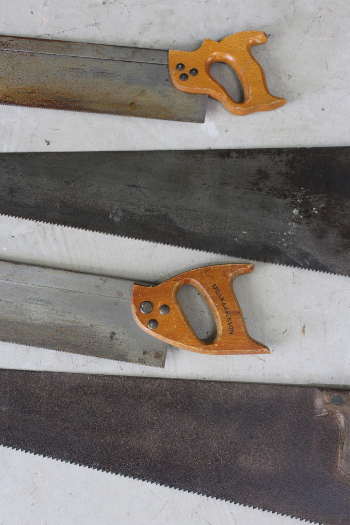 Collection of Vintage Saws - Kernow Furniture