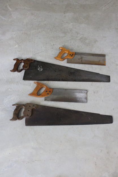 Collection of Vintage Saws - Kernow Furniture