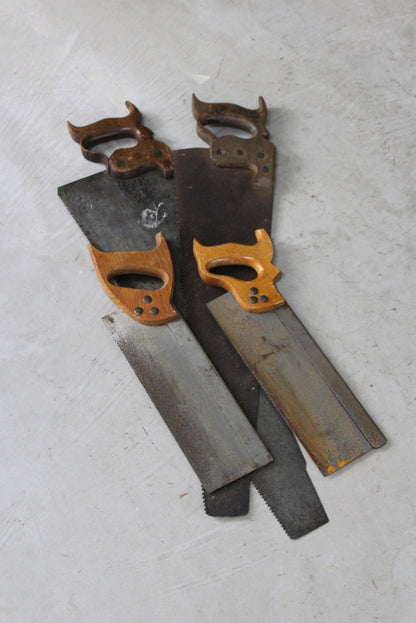 Collection of Vintage Saws - Kernow Furniture