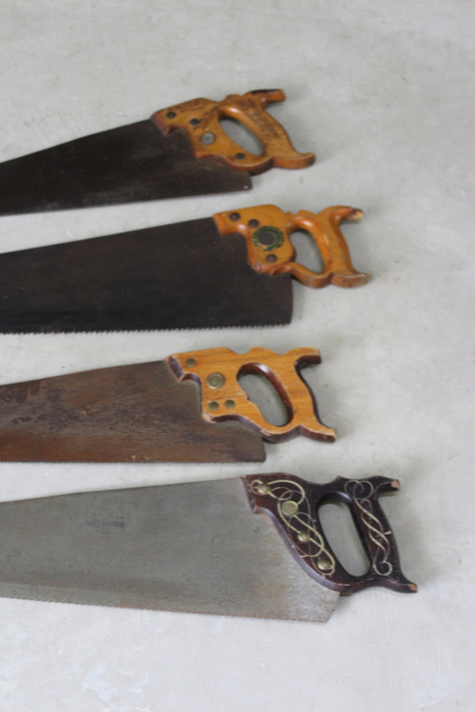 Collection of Vintage Hand Saws - Kernow Furniture