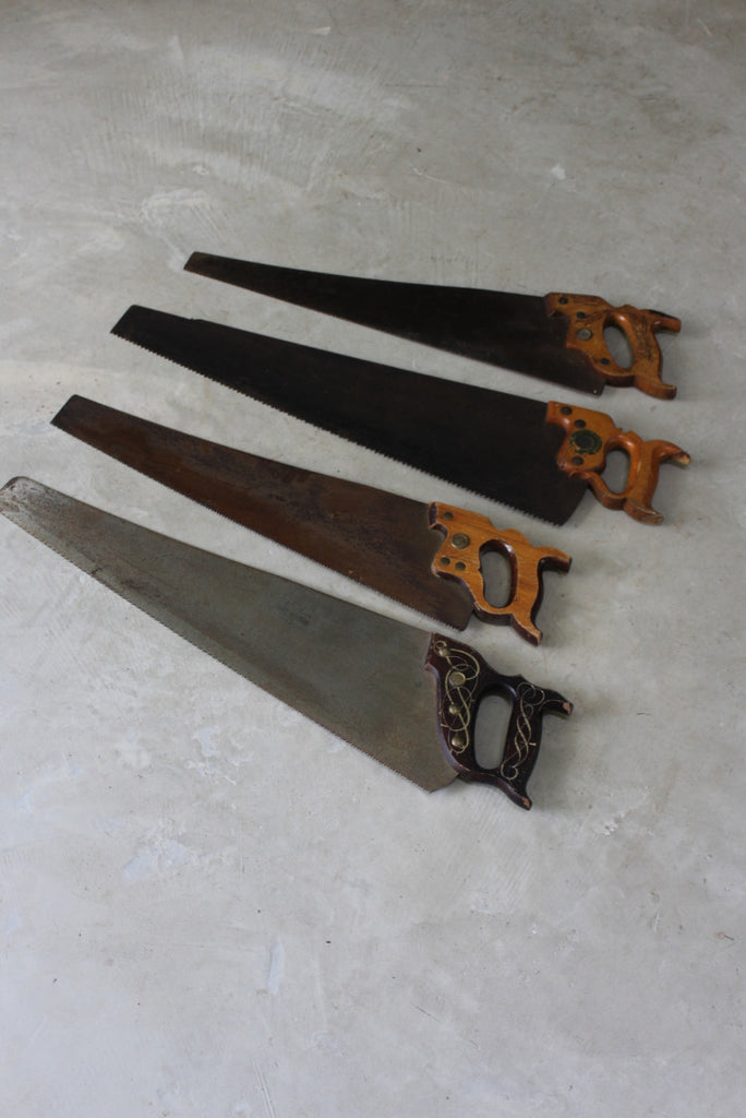 Collection of Vintage Hand Saws - Kernow Furniture