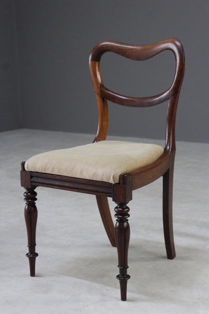 Antique Single Rosewood Dining Chair - Kernow Furniture