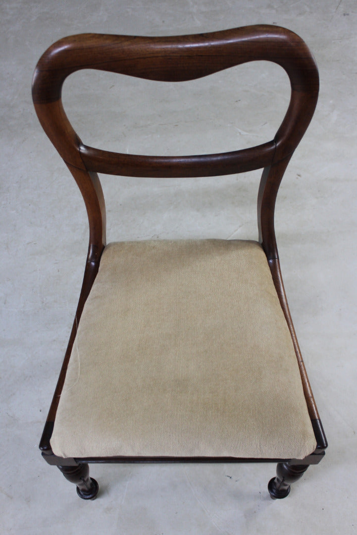 Antique Single Rosewood Dining Chair - Kernow Furniture