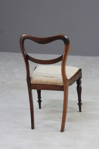 Antique Single Rosewood Dining Chair - Kernow Furniture