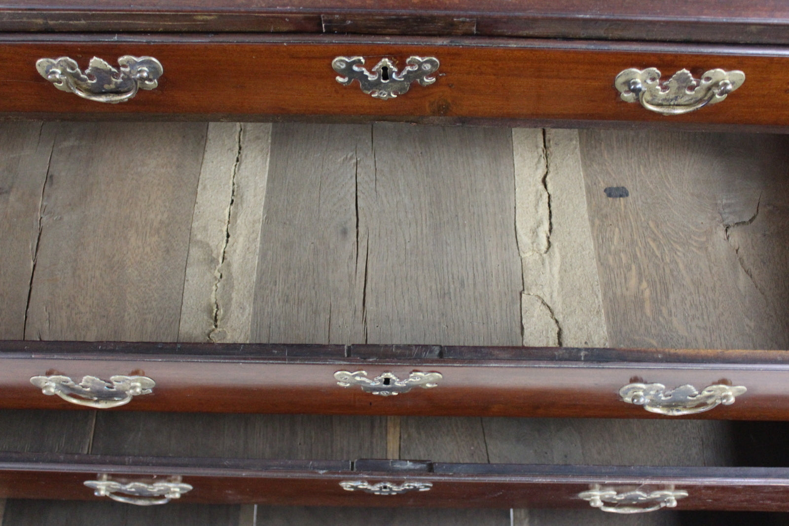 Georgian Mahogany Bureau Bookcase - Kernow Furniture