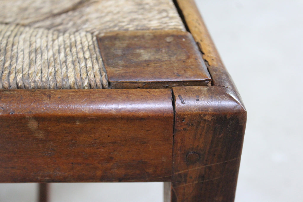 Georgian Rush Carver Chair - Kernow Furniture
