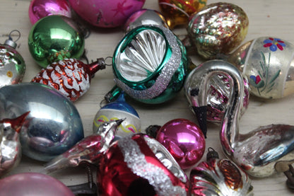 Vintage Glass Christmas Tree Decorations - Kernow Furniture