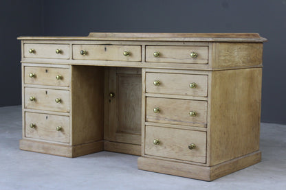 Antique Pine Desk - Kernow Furniture