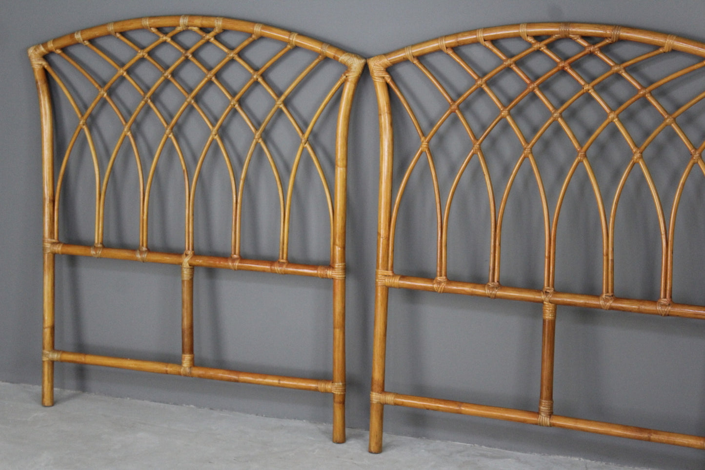 Retro Cane Single Headboard - Kernow Furniture