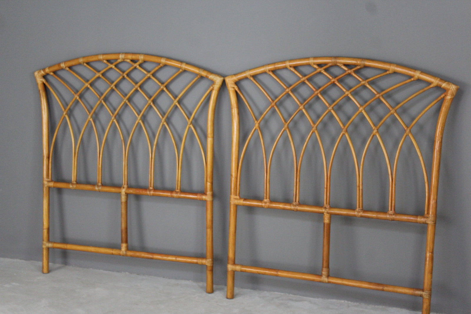 Retro Cane Single Headboard - Kernow Furniture