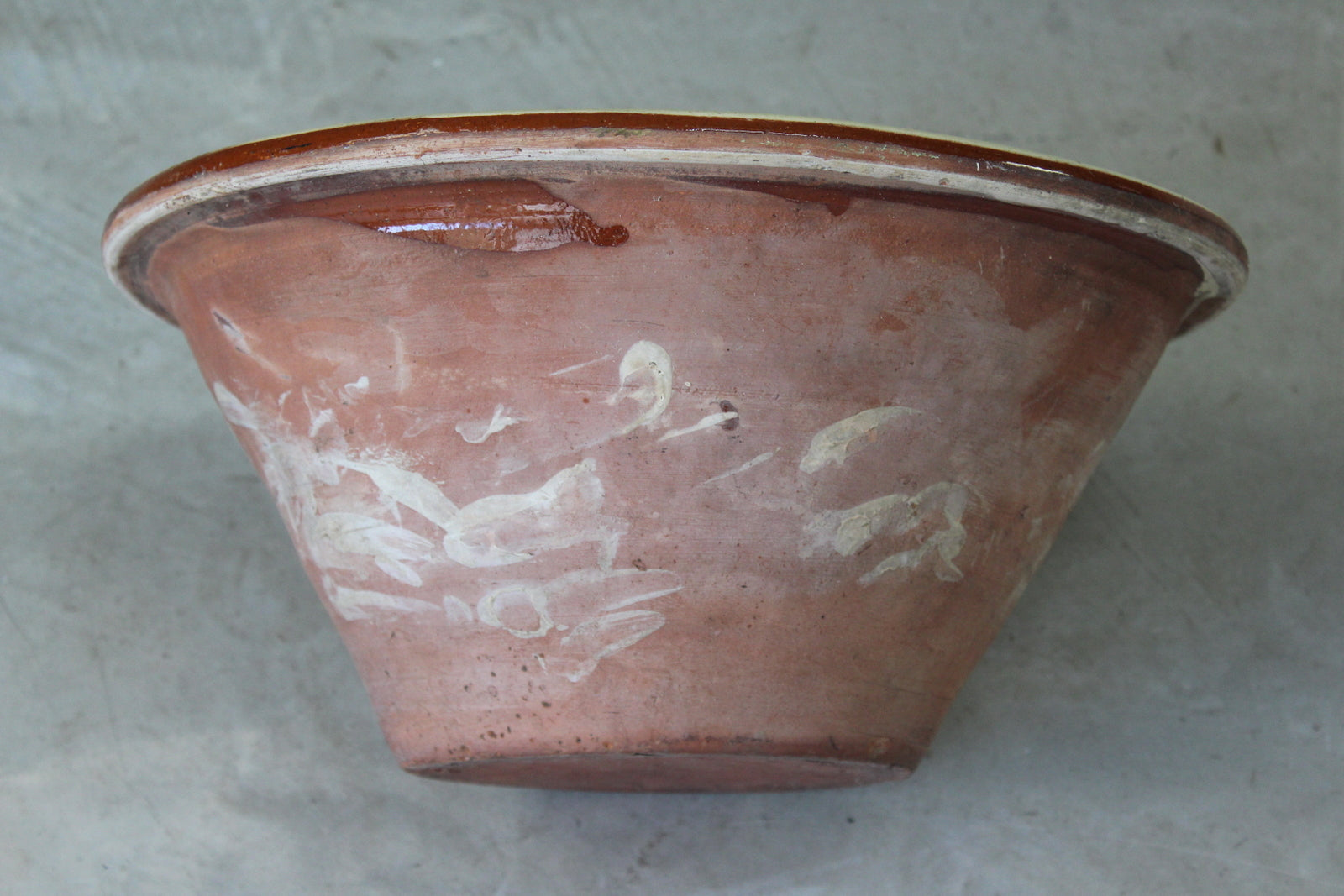 Victorian Earthenware Pancheon Bowl - Kernow Furniture