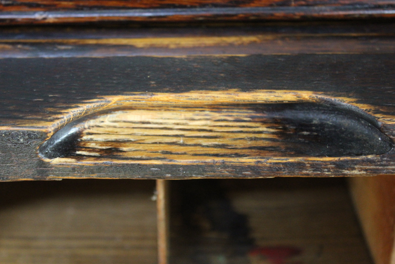 Antique Oak Tambour Roll Top Desk - Kernow Furniture