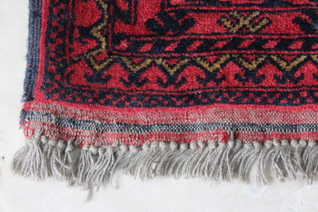 Large Red Afghan Carpet - Kernow Furniture
