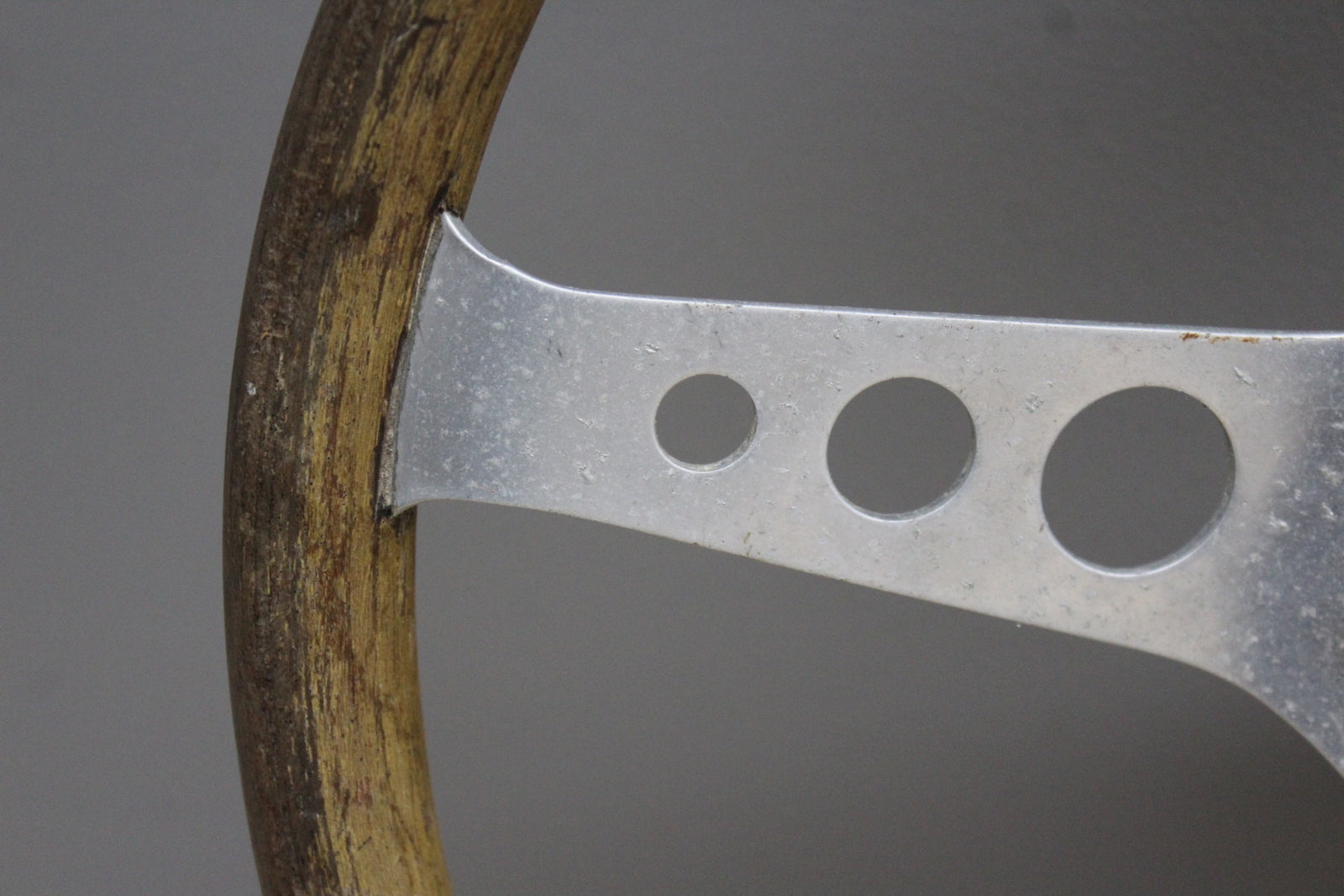 Vintage Styla Wooden Steering Wheel - Kernow Furniture