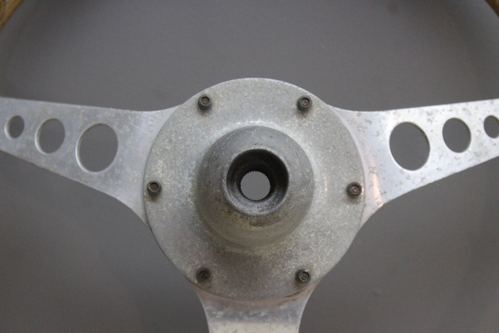 Vintage Styla Wooden Steering Wheel - Kernow Furniture