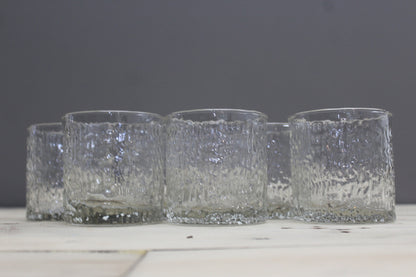 Set 6 Vintage Ravenhead Siesta Water Glass - Kernow Furniture