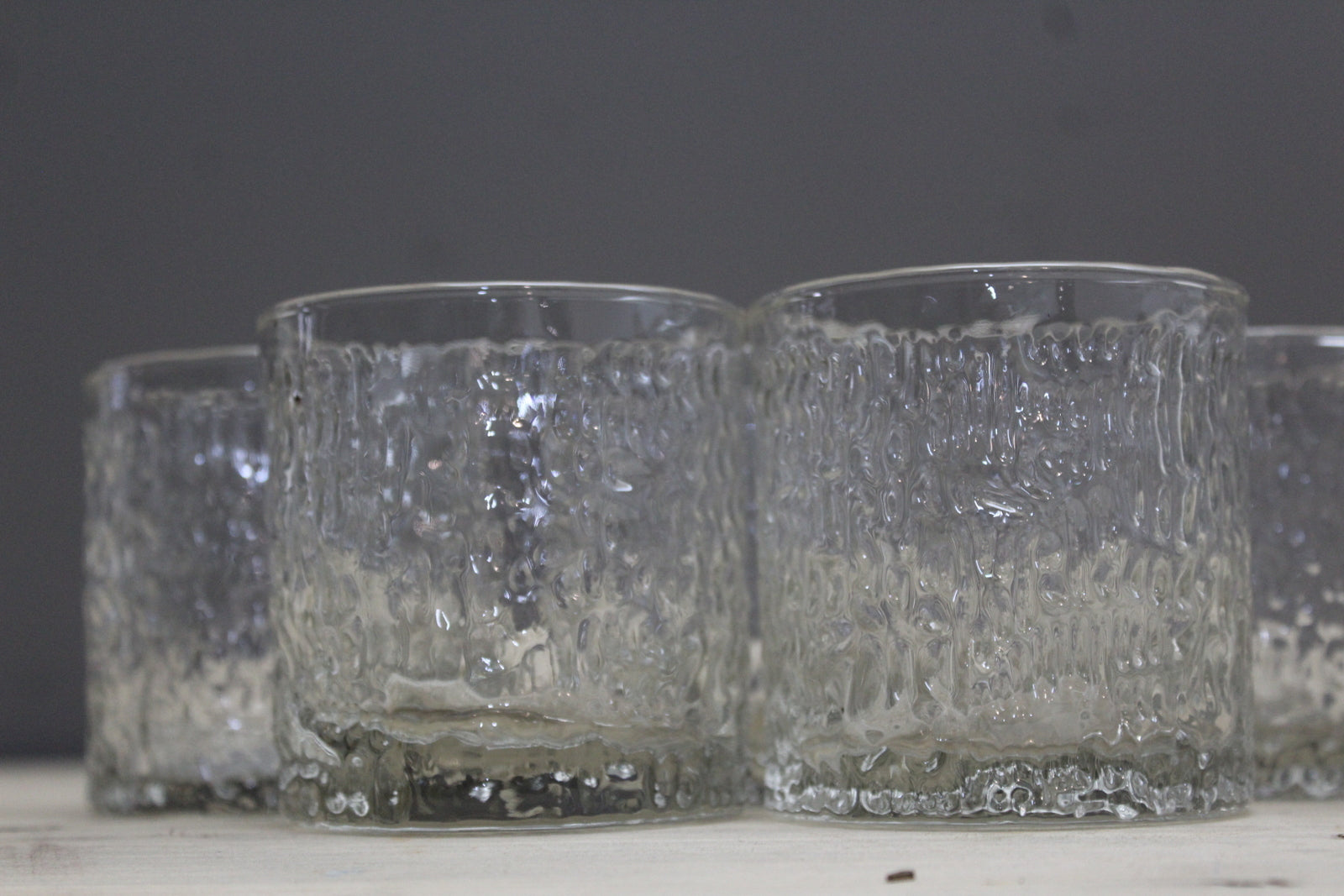 Set 6 Vintage Ravenhead Siesta Water Glass - Kernow Furniture