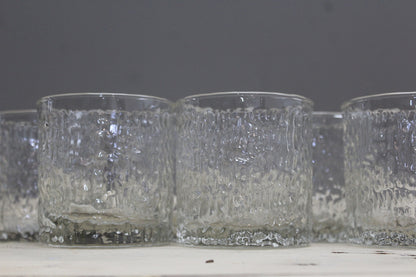 Set 6 Vintage Ravenhead Siesta Water Glass - Kernow Furniture