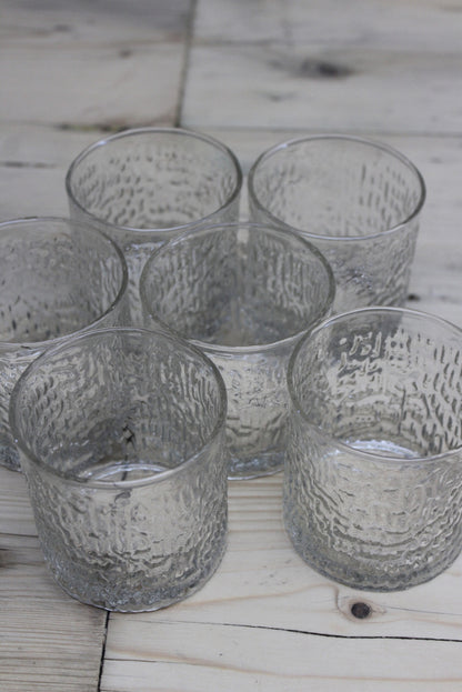 Set 6 Vintage Ravenhead Siesta Water Glass - Kernow Furniture