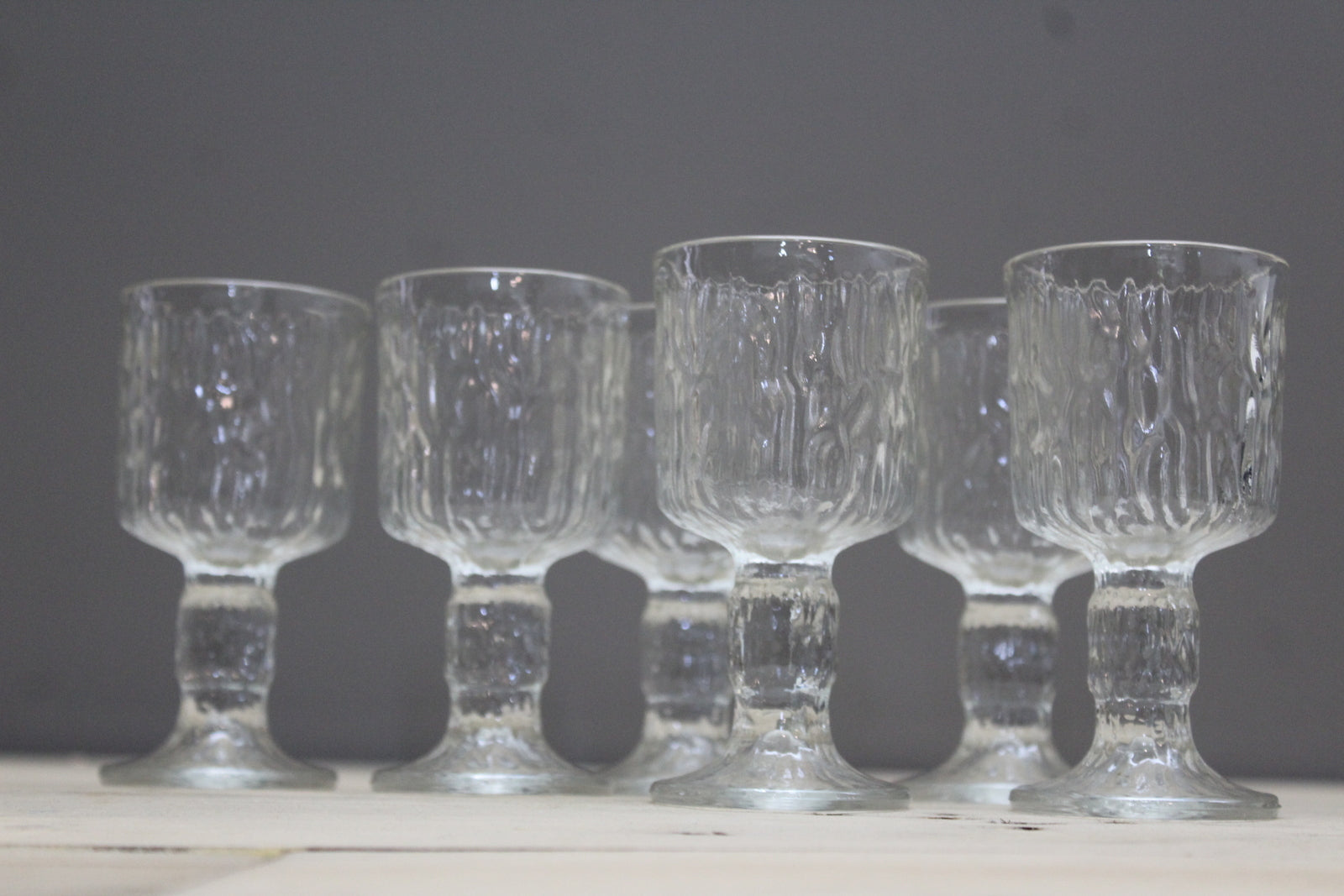 Set 6 Vintage Ravenhead Siesta Liquer Glasses - Kernow Furniture