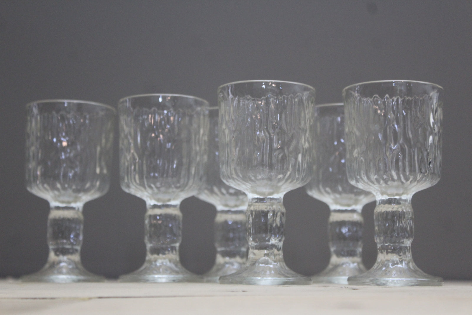 Set 6 Vintage Ravenhead Siesta Liquer Glasses - Kernow Furniture