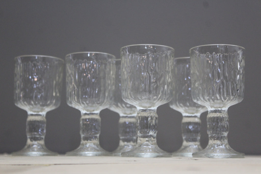 Set 6 Vintage Ravenhead Siesta Liquer Glasses - Kernow Furniture