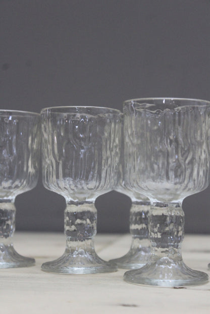 Set 6 Vintage Ravenhead Siesta Liquer Glasses - Kernow Furniture