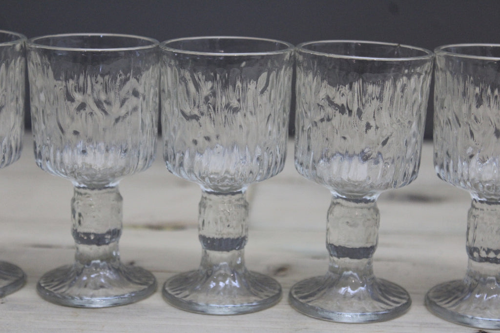 Set 6 Vintage Ravenhead Siesta Liquer Glasses - Kernow Furniture