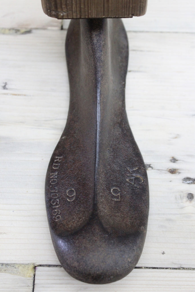 Antique Cast Iron Shoe Last - Kernow Furniture