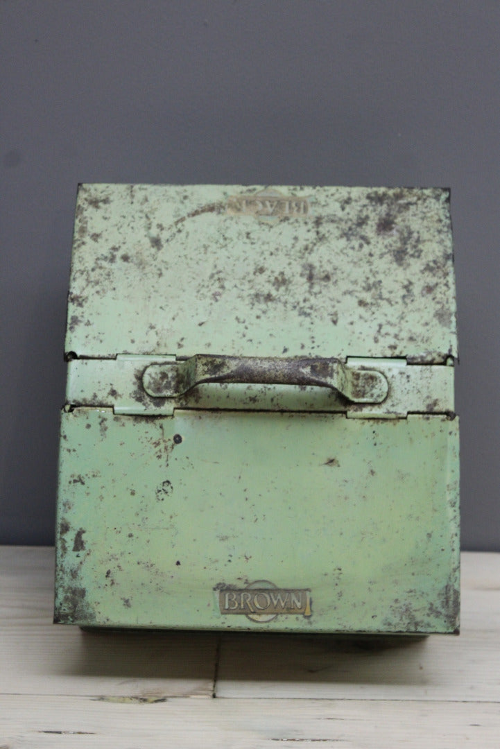 Vintage Shoe Cleaning Box - Kernow Furniture