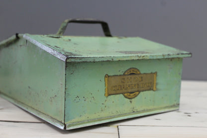 Vintage Shoe Cleaning Box - Kernow Furniture