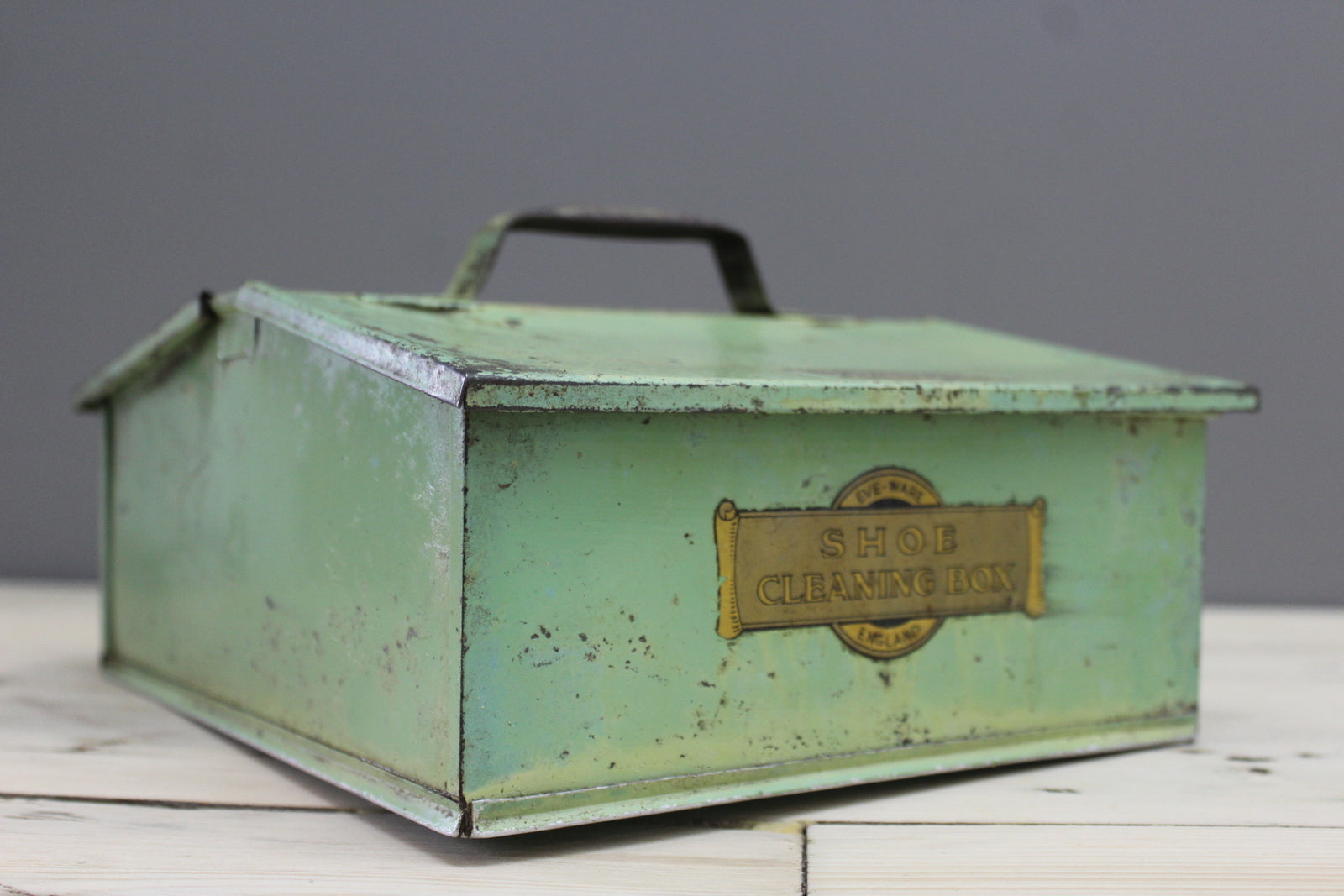 Vintage Shoe Cleaning Box - Kernow Furniture