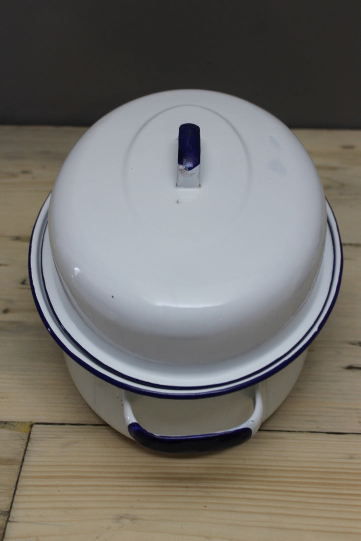 Vintage Enamel Roaster - Kernow Furniture