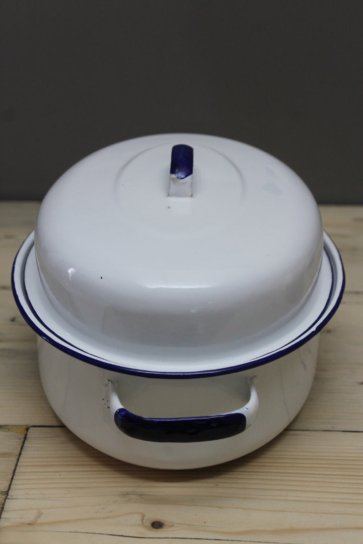 Vintage Enamel Roaster - Kernow Furniture